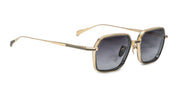 Ottica Mondello Roma - Jacques Marie Mage - JMMADM-C7 - ADMIRAL - CIA - Titanium - shape Rectangular - gold, black - EYEWEAR - SUNGLASSES - Uomo,Men - lens jet black - Made In Japan