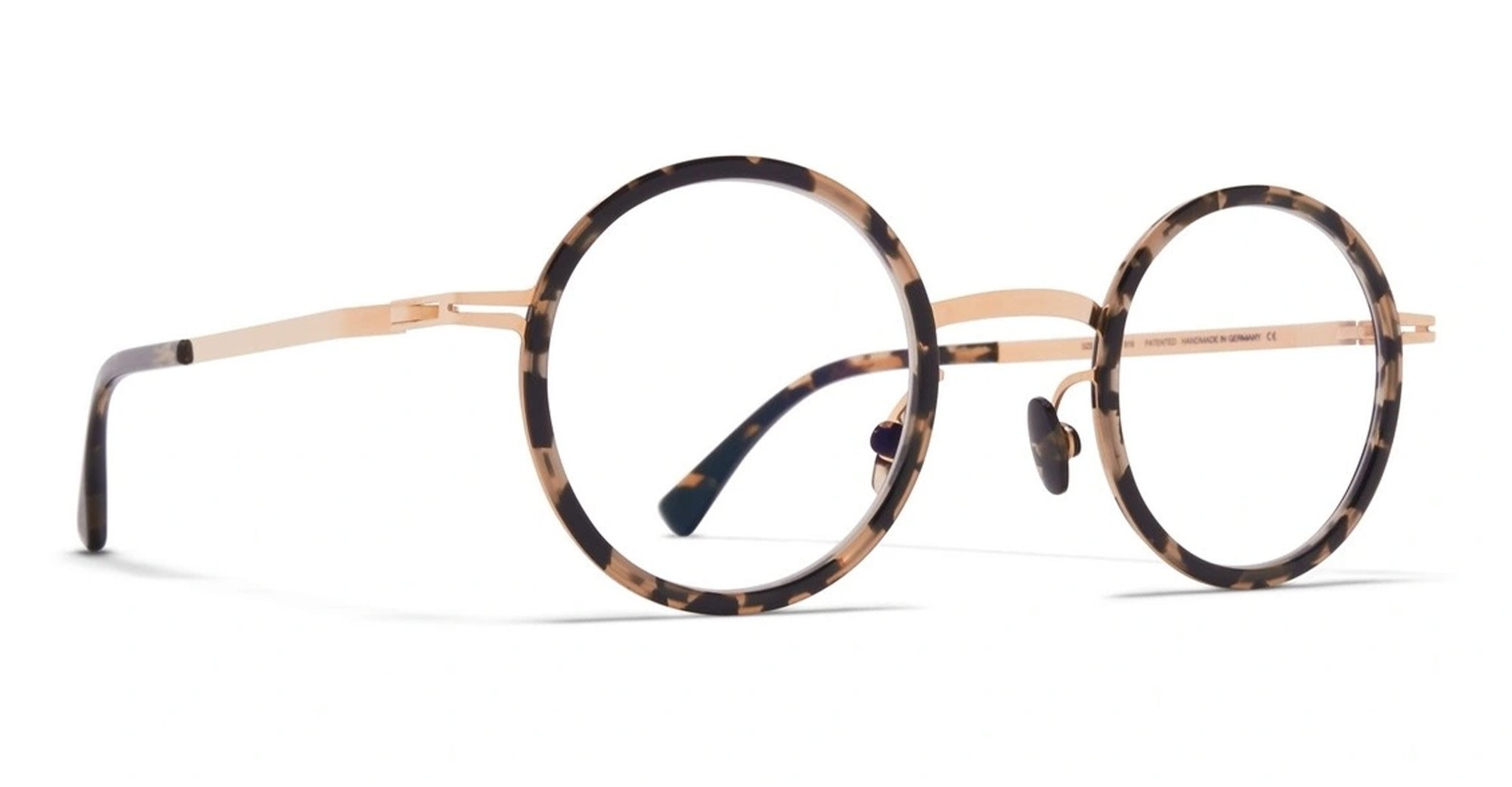 Ottica Mondello Roma - Mykita - 10016096 - EETU - CHAMPAGNE GOLD / ANTIGUA RX - stainless steel - shape Round - gold, tortoise - EYEWEAR - EYEGLASSES - Unisex,Uomo,Donna,Women,Men - lens Clear - Made In Germany