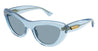 Ottica Mondello Roma - Bottega Veneta - BV1282S-003 - BV1282S-003 - LIGHT BLUE - Acetate - shape Cat-eye - Havana - EYEWEAR - SUNGLASSES - Donna,Women - lens Blue - Made In Japan