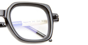 Ottica Mondello Roma - Kuboraum - KRO0P4BYB00000OP - MASK P4 - BLACK SHINE / IVORY RX - Acetate - shape  - black, ivory - EYEWEAR - EYEGLASSES - Uomo,Men - lens  - Made In Italy