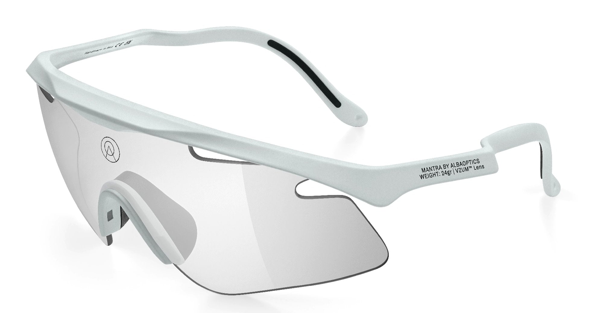  VZUM SUPER ALU - Tr90 - shape Mask - grey - EYEWEAR - SUNGLASSES - Unisex,Uomo,Donna,Women,Men - lens Grey - Made In Italy