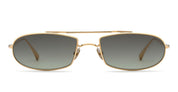 Ottica Mondello Roma - Ahlem - AHL.004047.SUN - Guerin - Champagne / Green Gradient (Limited Ed.) - Acetate - shape Oval - Gold - EYEWEAR - SUNGLASSES - Unisex,Uomo,Donna,Women,Men - lens Gradient green - Made In France