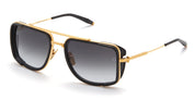 Ottica Mondello Roma - Akoni - AKS-500D-59 - STARGAZER - YELLOW GOLD / MATTE BLACK - Acetate, titanium - shape  - gold, black - EYEWEAR - SUNGLASSES - Uomo,Men - lens  - Made In Japan