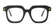 Ottica Mondello Roma - Kuboraum - KRO0J8BM000000OP - MASK J8 - BLACK MATTE RX - Acetate - shape Squared - Black - EYEWEAR - EYEGLASSES - Unisex,Uomo,Donna,Women,Men - lens Clear - Made In Italy
