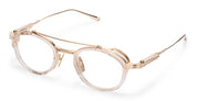 Ottica Mondello Roma - Akoni - AKX-512E-46 - INFINITY - BRUSHED 12K GOLD - Titanium - shape Aviator - Gold - EYEWEAR - EYEGLASSES - Unisex,Uomo,Donna,Women,Men - lens 24h - Made In Japan