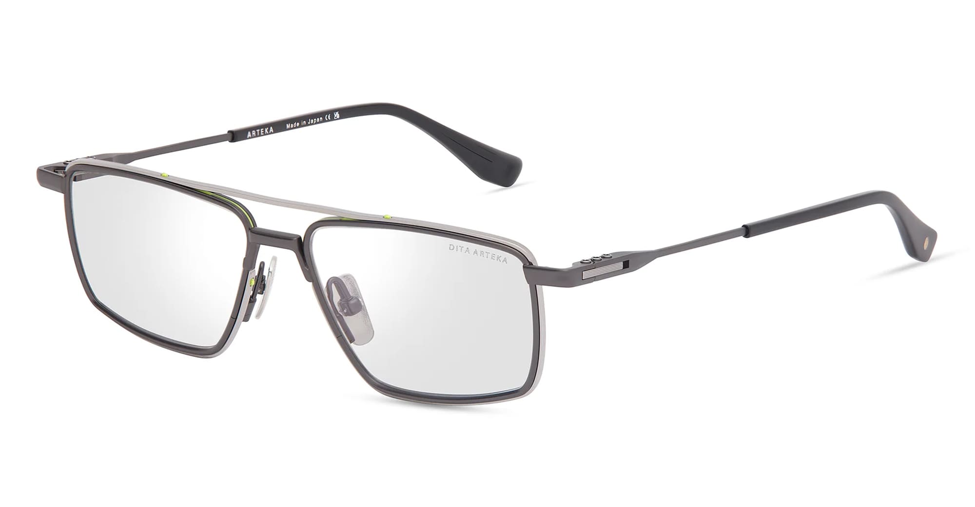Ottica Mondello Roma - DITA - DTX199-A-01 - ARTEKA - BLACK PALLADIUM / BLACK IRON RX - Titanium - shape Navigator - Black - EYEWEAR - EYEGLASSES - Unisex,Uomo,Donna,Women,Men - lens Clear - Made In Japan