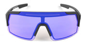 Ottica Mondello Roma - Out Of - XS185586M - Bot 3 LITE - Black / WHITE / IRID BLUE MEDIUM - Acetate - shape Mask - black, white - EYEWEAR - SUNGLASSES - Unisex,Uomo,Donna,Women,Men - lens Blue - Made In Italy