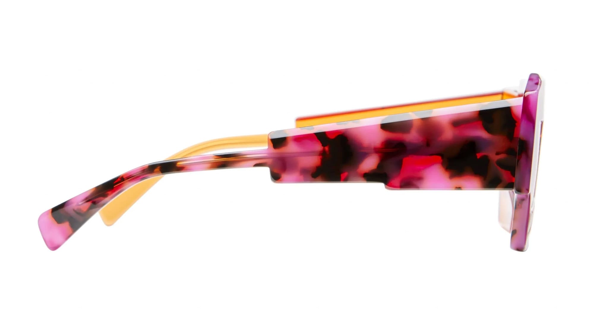 Kuboraum Mask x12 - fuchsia havana / orange – Mondello 1962