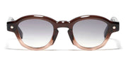 Ottica Mondello Roma - John Dalia - P10-C148 - PROJECT 10 - C148 Bicolore Brown / Rose Gold - Acetate - shape Panto - brown - EYEWEAR - SUNGLASSES - Unisex,Uomo,Donna,Women,Men - lens Gradient grey - Made In France