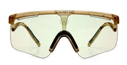Ottica Mondello Roma - Alba Optics - 8050054517636 - DELTA - SMOKE GLOSSY / VZUM F-LENS BTL - Tr90 - shape Mask - brown - EYEWEAR - SUNGLASSES - Unisex,Uomo,Donna,Women,Men - lens blue green - Made In Italy