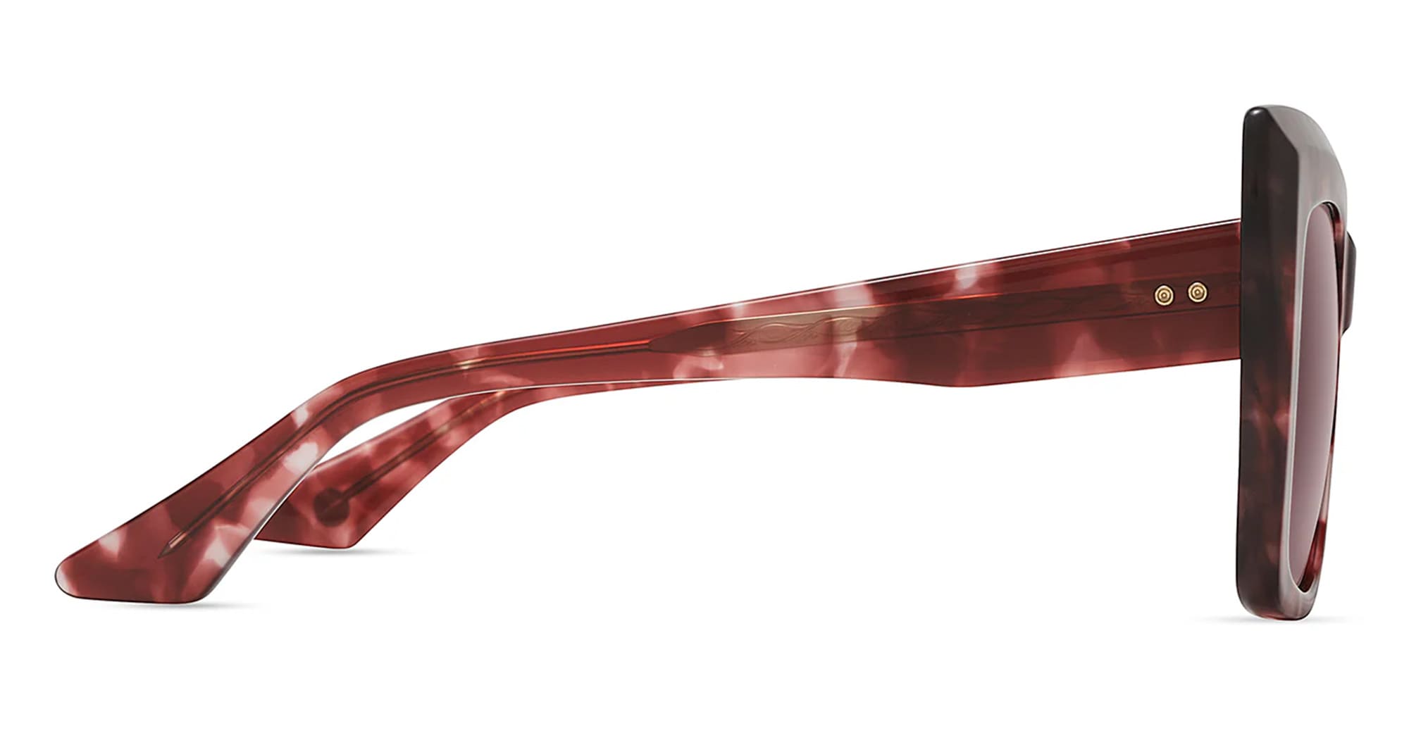 Ottica Mondello Roma - DITA - DTS704-A-05 - TELEMAKER - ROSE TORTOISE - Acetate - shape Butterfly - Tortoise - EYEWEAR - SUNGLASSES - Donna,Women - lens red - Made In Japan