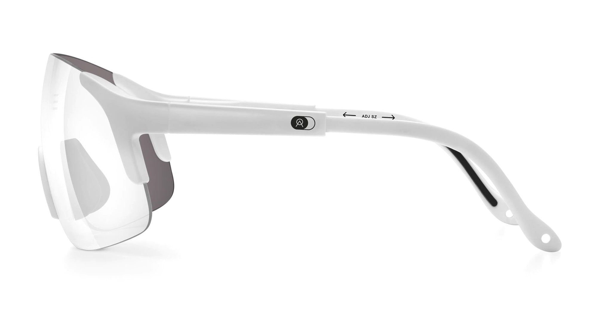 Ottica Mondello Roma - Alba Optics - 8050054518107 - JUMBO - WHITE / VZUM SUPER ALU - Tr90 - shape Mask - White - EYEWEAR - SUNGLASSES - Unisex,Uomo,Donna,Women,Men - lens Grey - Made In Italy