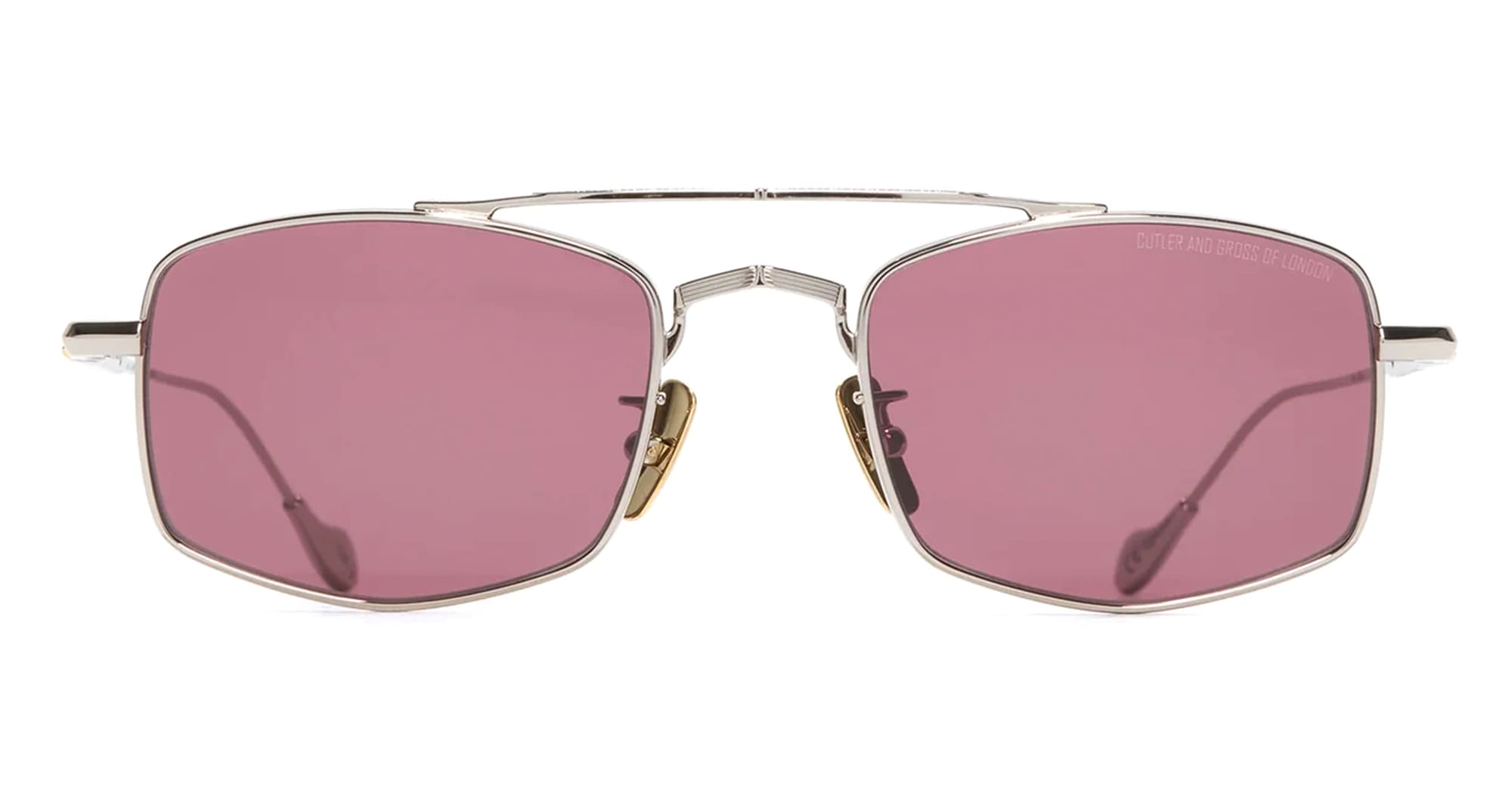 Ottica Mondello Roma - Cutler and Gross - GFSN-016-51-01 - THE GREAT FROG - BOWIE / SILVER - Titanium - shape  - grey - EYEWEAR - SUNGLASSES - Unisex,Uomo,Donna,Women,Men - lens  - Made In Japan