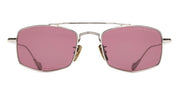Ottica Mondello Roma - Cutler and Gross - GFSN-016-51-01 - THE GREAT FROG - BOWIE / SILVER - Titanium - shape  - grey - EYEWEAR - SUNGLASSES - Unisex,Uomo,Donna,Women,Men - lens  - Made In Japan
