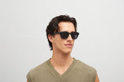 Ottica Mondello Roma - Mykita - 10082815 - KIENE - C178 CHILLED RAW BLACK HAVANA / SILVER - Acetate - shape Squared - Black - EYEWEAR - SUNGLASSES - Uomo,Men - lens Grey - Made In Germany