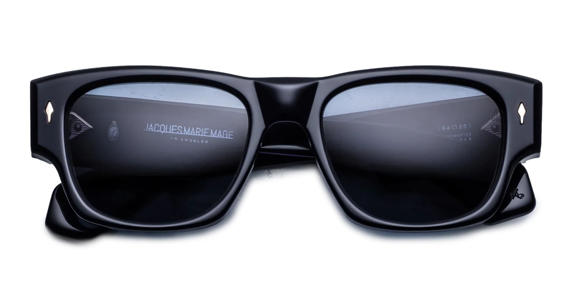 Ottica Mondello Roma - Jacques Marie Mage - JMMEZL-A8 - DINO - LACQUER - Acetate - shape Rectangular - blue - EYEWEAR - SUNGLASSES - Unisex,Uomo,Donna,Women,Men - lens Blue - Made In Japan