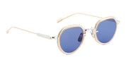 Ottica Mondello Roma - Sato - Belel-II-P-RG-1 - BELEL II - Platinum / Rose Gold - Titanium - shape Round - silver, gold - EYEWEAR - SUNGLASSES - Unisex,Uomo,Donna,Women,Men - lens Blue - Made In Japan