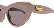 Ottica Mondello Roma - Bottega Veneta - BV1282S-004 - BV1282S-004 - PINK - Acetate - shape Cat-eye - pink - EYEWEAR - SUNGLASSES - Donna,Women - lens violet - Made In Japan
