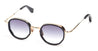Ottica Mondello Roma - John Dalia - GINA-C134 - GINA - C134 - DARK NAVY BLUE / ROSE GOLD - Metal - shape Panto - navy blue - EYEWEAR - SUNGLASSES - Uomo,Men - lens Gradient blue - Made In France
