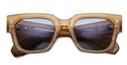 Ottica Mondello Roma - Jacques Marie Mage - JMMEZ-14K - ENZO - SAFFRON - Acetate - shape Squared - brown - EYEWEAR - SUNGLASSES - Uomo,Men - lens Grey - Made In Japan