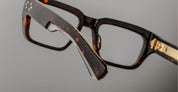 Ottica Mondello Roma - Jacques Marie Mage - JMMWKRX-6B - WALKER - HAVANA 6 - Acetate - shape  - black, burgundy - EYEWEAR - SUNGLASSES - Uomo,Men - lens  - Made In Japan