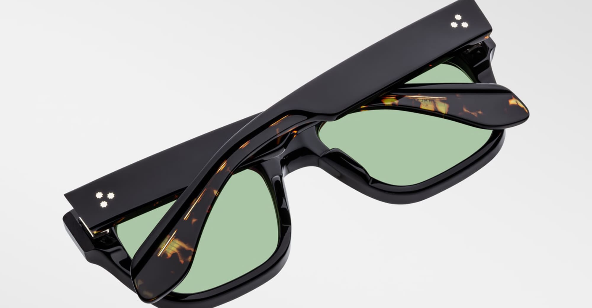 Ottica Mondello Roma - Jacques Marie Mage - JMMCASH-9A - JOHNNY CASH BY JMM: CASH - NOIR 9 - Acetate - shape  - Black - EYEWEAR - SUNGLASSES - Uomo,Men - lens  - Made In Japan