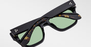 Ottica Mondello Roma - Jacques Marie Mage - JMMCASH-9A - JOHNNY CASH BY JMM: CASH - NOIR 9 - Acetate - shape  - Black - EYEWEAR - SUNGLASSES - Uomo,Men - lens  - Made In Japan
