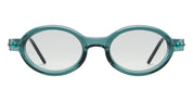 Ottica Mondello Roma - Kuboraum - KRS0P6HB0000002F - MASK P6 HB - HAMBURGER  BANOFF - Acetate - shape Oval - green - EYEWEAR - SUNGLASSES - Unisex,Uomo,Donna,Women,Men - lens light grey - Made In Italy