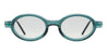 Ottica Mondello Roma - Kuboraum - KRS0P6HB0000002F - MASK P6 HB - HAMBURGER  BANOFF - Acetate - shape Oval - green - EYEWEAR - SUNGLASSES - Unisex,Uomo,Donna,Women,Men - lens light grey - Made In Italy