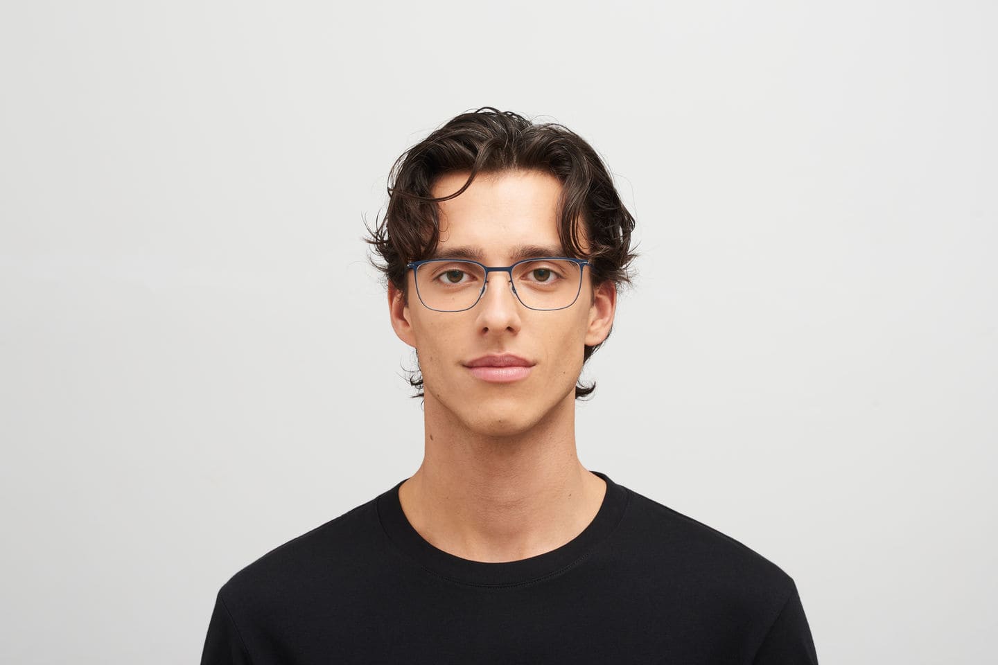 Ottica Mondello Roma - Mykita - 10086037 - JARI - NAVY RX - stainless steel - shape Rectangular - navy blue - EYEWEAR - SUNGLASSES - Unisex,Uomo,Donna,Women,Men - lens Clear - Made In Germany