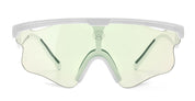 Ottica Mondello Roma - Alba Optics - 8053806717933 - DELTA LEI - WHITE / VZUM F-LENS BTL - Tr90 - shape Mask - White - EYEWEAR - SUNGLASSES - Unisex,Uomo,Donna,Women,Men - lens blue green - Made In Italy