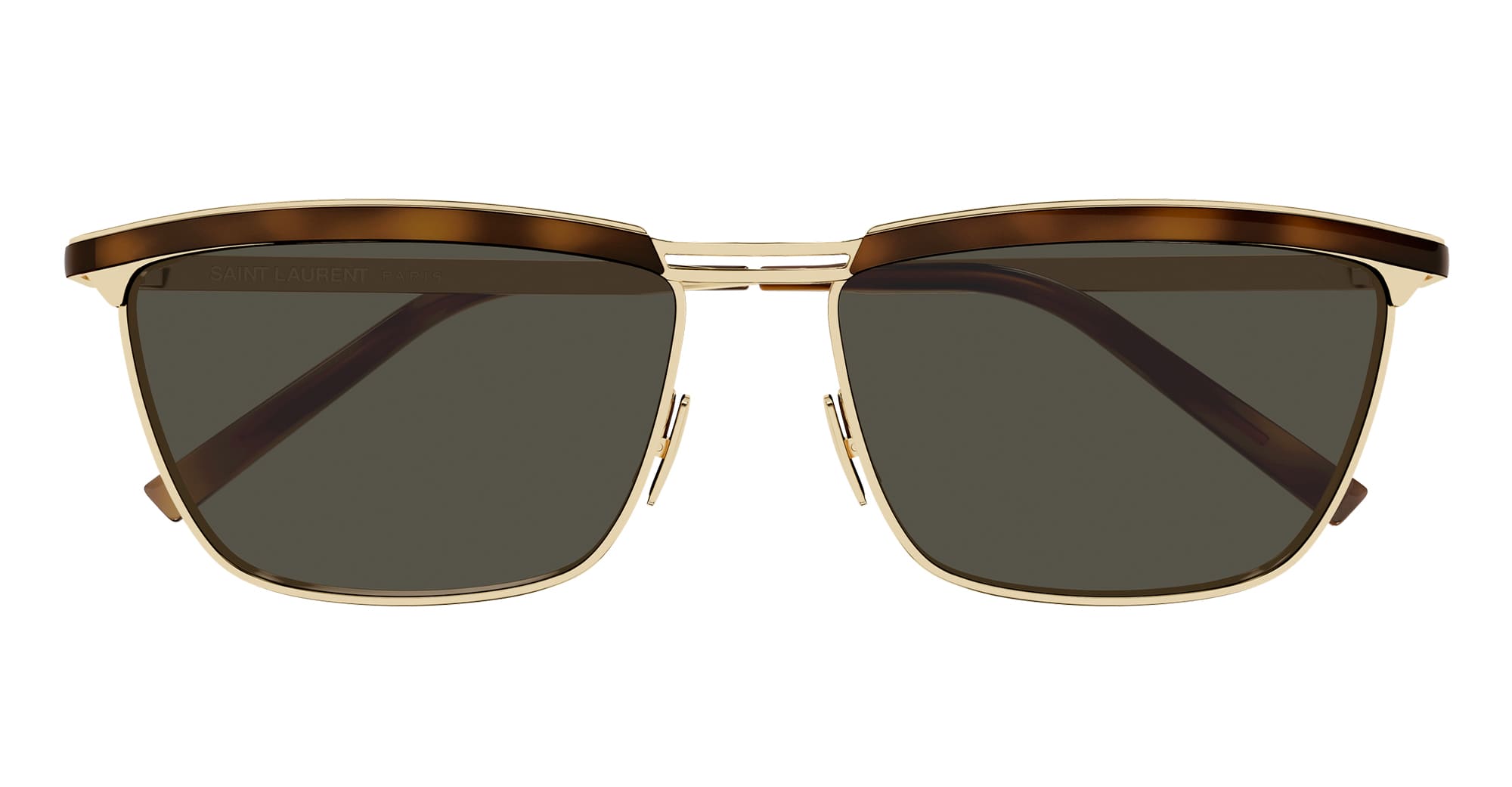 Ottica Mondello Roma - Saint Laurent - SL 795 JOE-001 - SL 795 JOE-001 - GOLD / HAVANA - Acetate - shape Rectangular - havana, gold - EYEWEAR - SUNGLASSES - Unisex,Uomo,Donna,Women,Men - lens Grey - Made In Italy