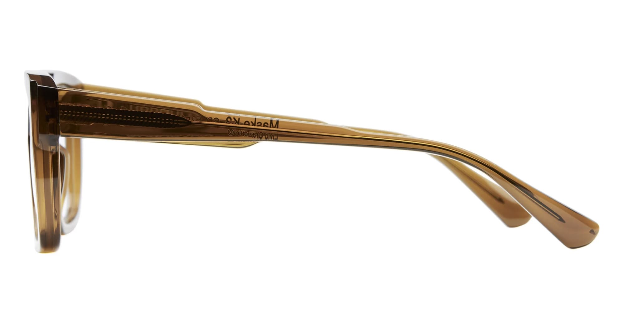 Ottica Mondello Roma - Kuboraum - KRO0K3GD000000OP - MASK K3 GD - GIANDUIA RX - Acetate - shape Squared - brown - EYEWEAR - EYEGLASSES - Unisex,Uomo,Donna,Women,Men - lens Clear - Made In Italy