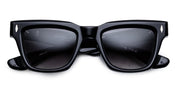Ottica Mondello Roma - Jacques Marie Mage - JMMTOR-88 - STANLEY KUBRICK BY JMM: TORRANCE - BLACK - Acetate - shape Squared - Black - EYEWEAR - SUNGLASSES - Unisex,Uomo,Donna,Women,Men - lens Grey - Made In Japan