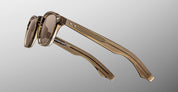 Ottica Mondello Roma - Jacques Marie Mage - JMMZPX-B10 - ZEPHIRIN 47 - LESCOT - Acetate - shape Squared - grey - EYEWEAR - SUNGLASSES - Unisex,Uomo,Donna,Women,Men - lens Brown - Made In Japan
