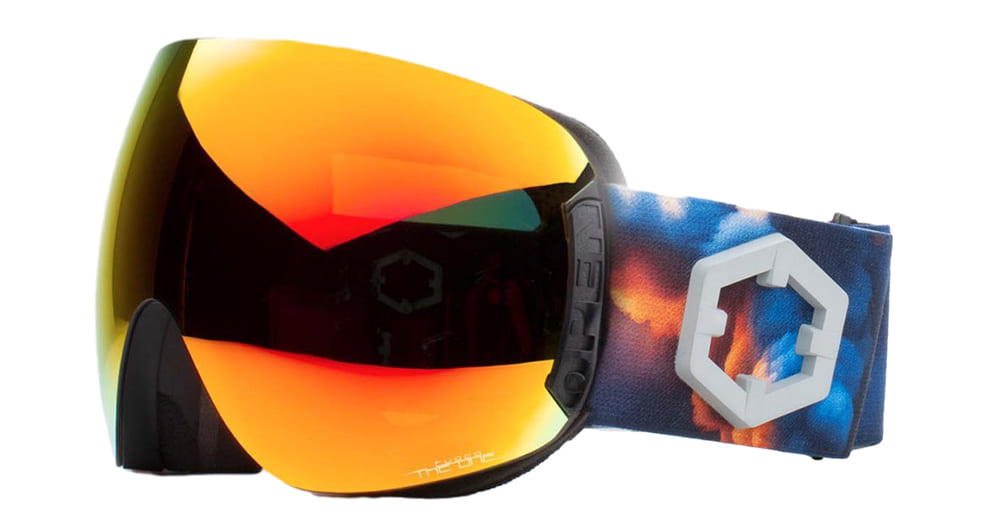 Ottica Mondello Roma - Out Of - XG019012 - OPEN - EXPLOSION / THE ONE FUOCO LENS - nylon - shape Mask - blue - EYEWEAR - GOGGLES - Unisex,Uomo,Donna,Women,Men - lens red - Made In Italy