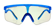 Ottica Mondello Roma - Alba Optics - 8050054517544 - DELTA - BLUE GLOSSY / VZUM F-LENS BTL - Tr90 - shape Mask - blue - EYEWEAR - SUNGLASSES - Unisex,Uomo,Donna,Women,Men - lens Green - Made In Italy