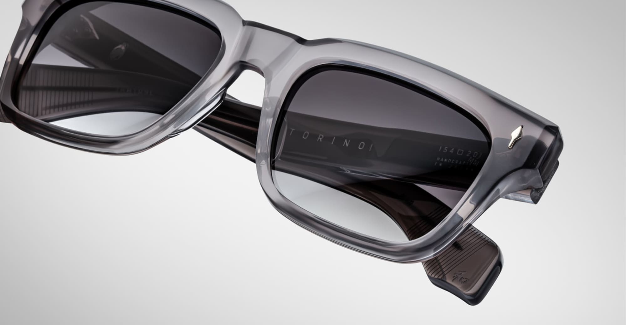 Ottica Mondello Roma - Jacques Marie Mage - JMMTR-9L - TORINO - PRIME - Acetate - shape Squared - grey - EYEWEAR - SUNGLASSES - Uomo,Men - lens Grey - Made In Japan