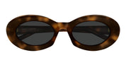Ottica Mondello Roma - Saint Laurent - SL 594-009 - SL 594-009 - HAVANA - Acetate - shape Oval - Havana - EYEWEAR - SUNGLASSES - Donna,Women - lens Grey - Made In Italy