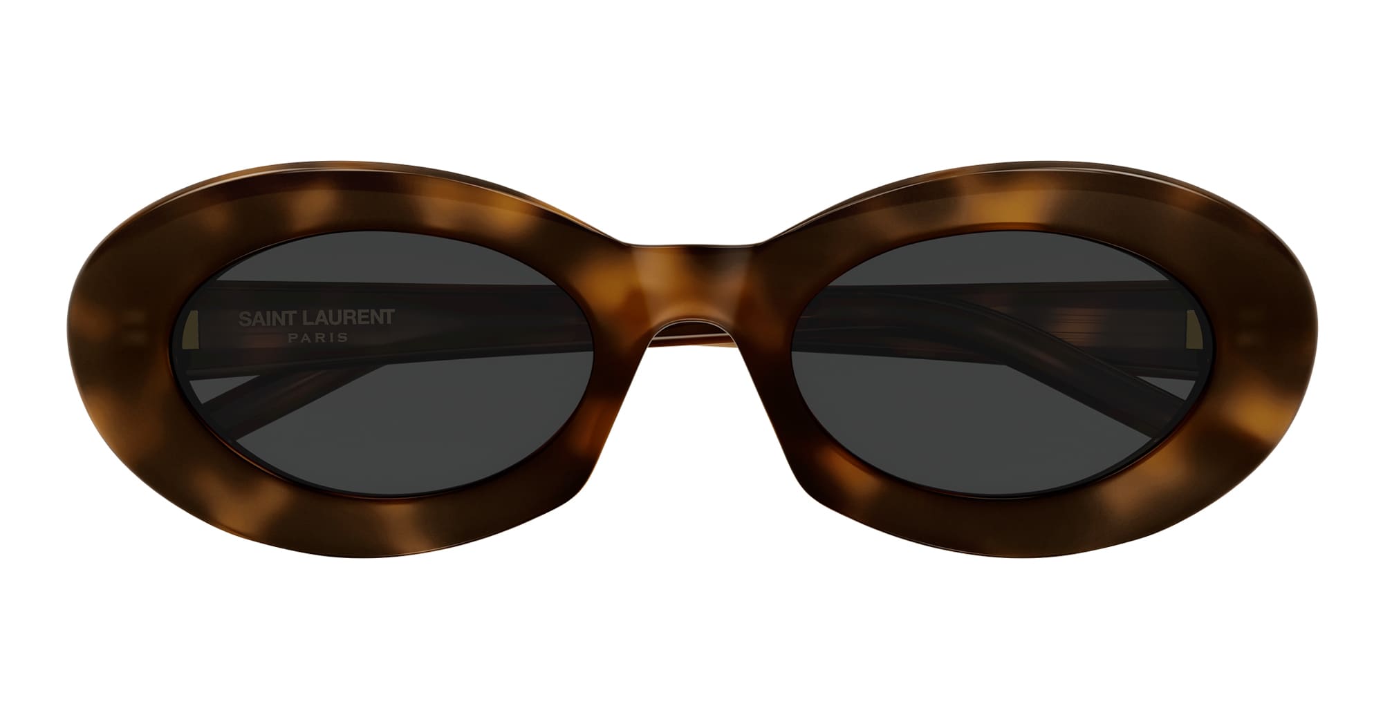 Ottica Mondello Roma - Saint Laurent - SL 594-009 - SL 594-009 - HAVANA - Acetate - shape Oval - Havana - EYEWEAR - SUNGLASSES - Donna,Women - lens Grey - Made In Italy