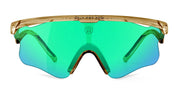 Ottica Mondello Roma - Alba Optics - 8050054517667 - DELTA LEI - SMOKE GLOSSY / VZUM F-LENS BTL - Tr90 - shape Mask - brown - EYEWEAR - SUNGLASSES - Unisex,Uomo,Donna,Women,Men - lens blue green - Made In Italy