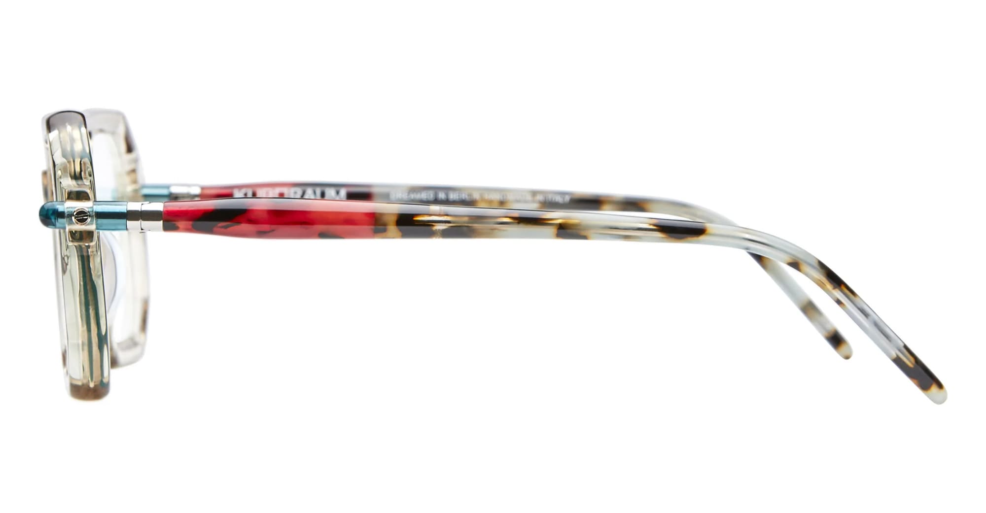 Ottica Mondello Roma - Kuboraum - KRS0P8CHP000002W - MASK P8 CHP - CHAMPAGNE - Acetate - shape Navigator - Champagne - EYEWEAR - SUNGLASSES - Unisex,Uomo,Donna,Women,Men - lens light green - Made In Italy