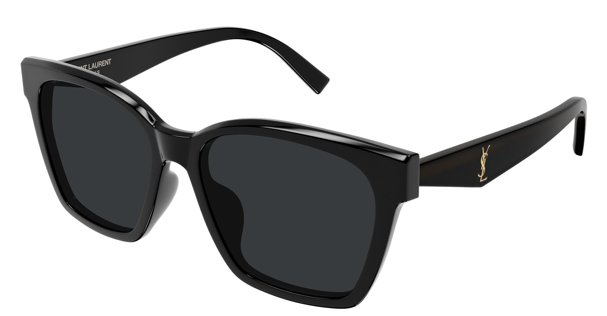  BLACK LENS - ASIAN FIT - Acetate - shape Squared - Black - EYEWEAR - SUNGLASSES - Donna,Women - lens Black - Made In Japan