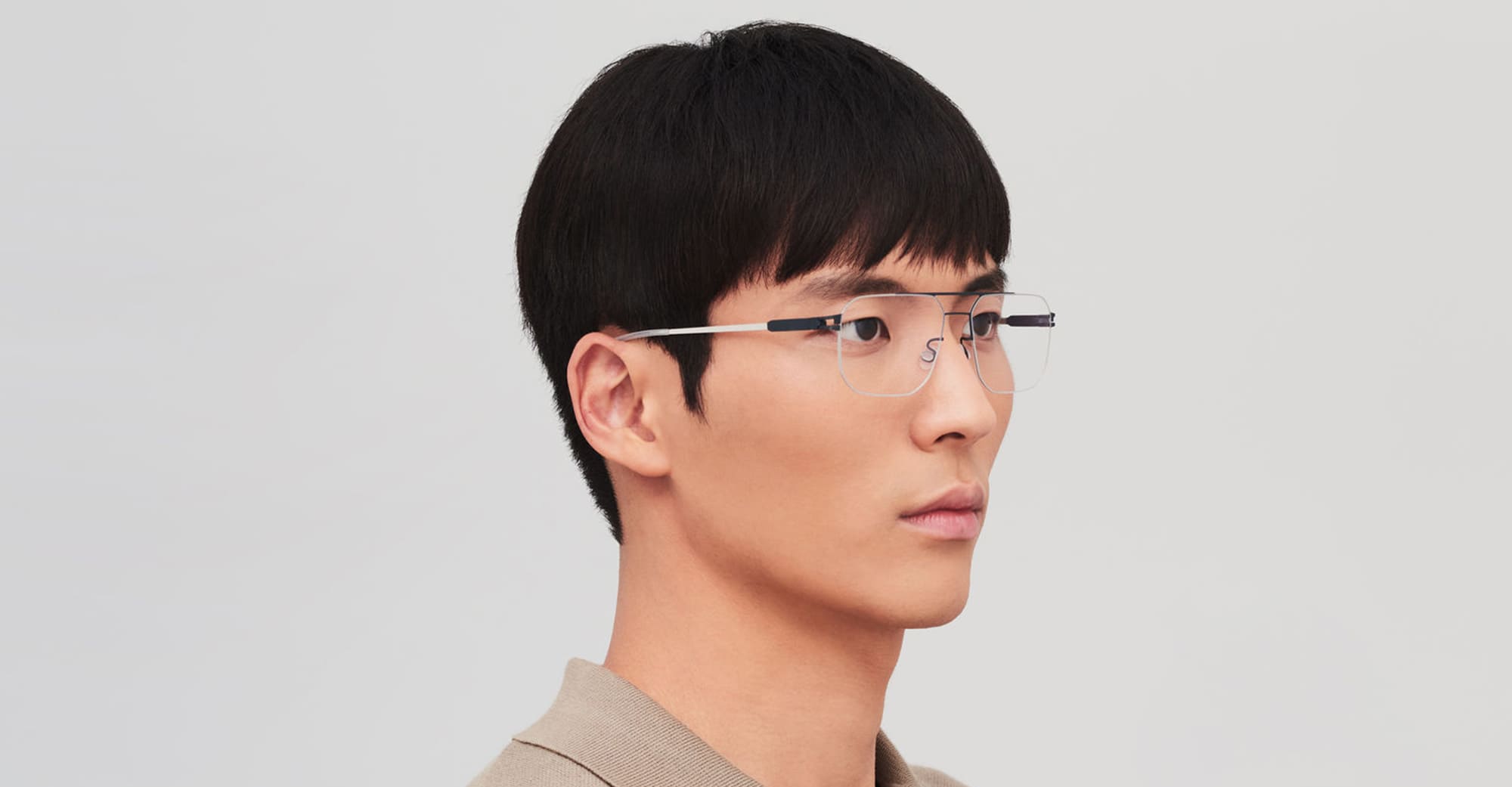 Ottica Mondello Roma - Mykita - 10091626 - REMBERT - SILVER / INDIGO RX - stainless steel - shape  - Silver, blue - EYEWEAR - EYEGLASSES - Unisex,Uomo,Donna,Women,Men - lens  - Made In Germany