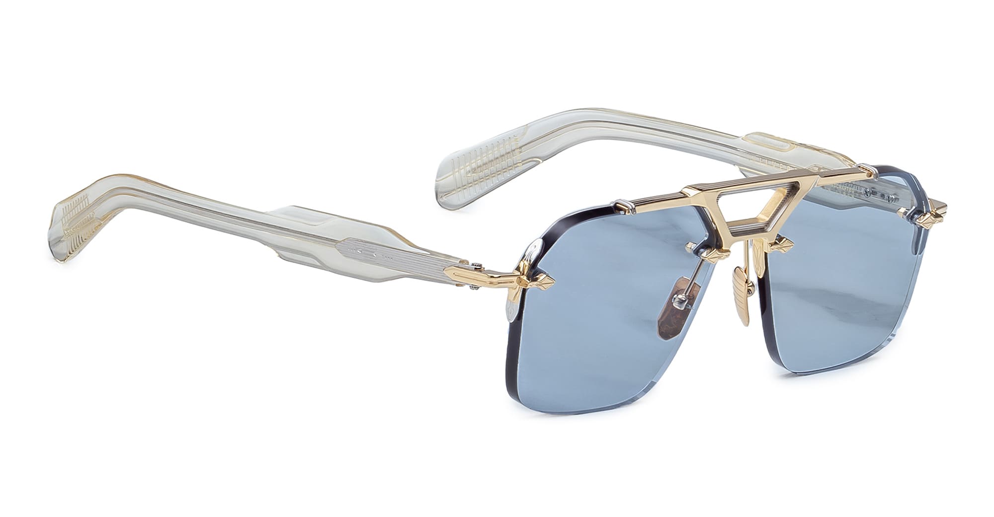 Ottica Mondello Roma - Jacques Marie Mage - JMMSVR-19H - SILVERTON - CIEL - Acetate, titanium - shape  -  - EYEWEAR - SUNGLASSES - Uomo,Men - lens  - Made In Japan