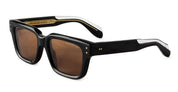 Ottica Mondello Roma - Cutler and Gross - CGSN-1434-53-01 - 1434 - BLACK - Acetate - shape Squared - Black - EYEWEAR - SUNGLASSES - Unisex,Uomo,Donna,Women,Men - lens Brown - Made In Italy
