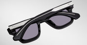 Ottica Mondello Roma - Jacques Marie Mage - JMMGU-26 - SONATA - SHADOW - Acetate - shape Squared - Black - EYEWEAR - SUNGLASSES - Unisex,Uomo,Donna,Women,Men - lens Black - Made In Japan