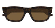 Ottica Mondello Roma - Bottega Veneta - BV1359SA-002 - BV1359SA-002 - HAVANA / ASIAN FIT - Acetate - shape Squared - Havana - EYEWEAR - SUNGLASSES - Unisex,Uomo,Donna,Women,Men - lens Brown - Made In Japan