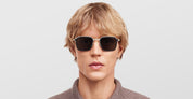 Ottica Mondello Roma - Mykita - 10087673 - MR002 AL3 - Titan / Black / Brown Lens - stainless steel - shape  - titanium, black - EYEWEAR - SUNGLASSES - Unisex,Uomo,Donna,Women,Men - lens  - Made In Germany