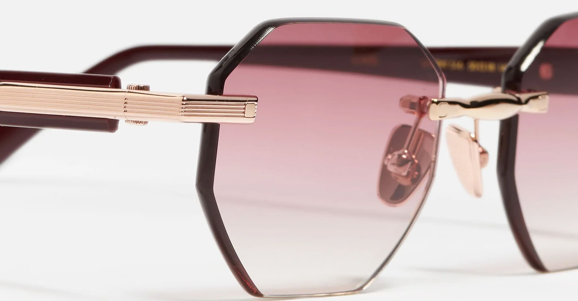 Ottica Mondello Roma - John Dalia - TIMOTHY-C516 - TIMOTHY - C516 Rose Gold - metal, acetate - shape Hexagonal - rose gold - EYEWEAR - SUNGLASSES - Unisex,Uomo,Donna,Women,Men - lens red - Made In France